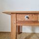 Table basse de ferme ancienne - 2 tiroirs
