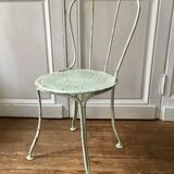 Steel chair, metal garden