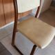 4 sled chairs, vintage