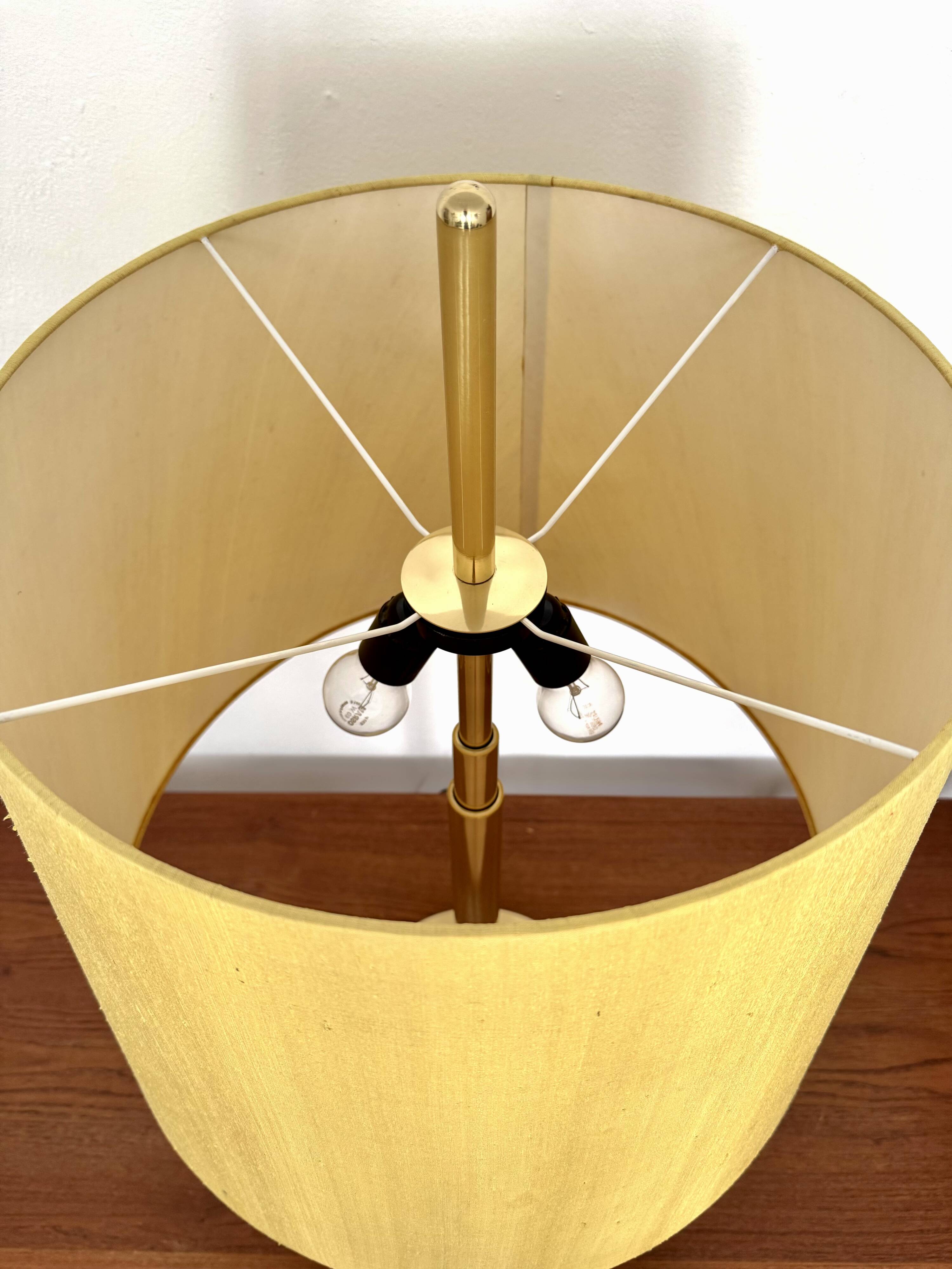 Adjustable Brass Telescope Floor Lamp by Ingo Maurer for Design M