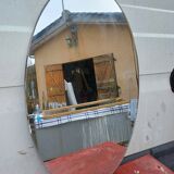 60s Beveled Oval Mirror