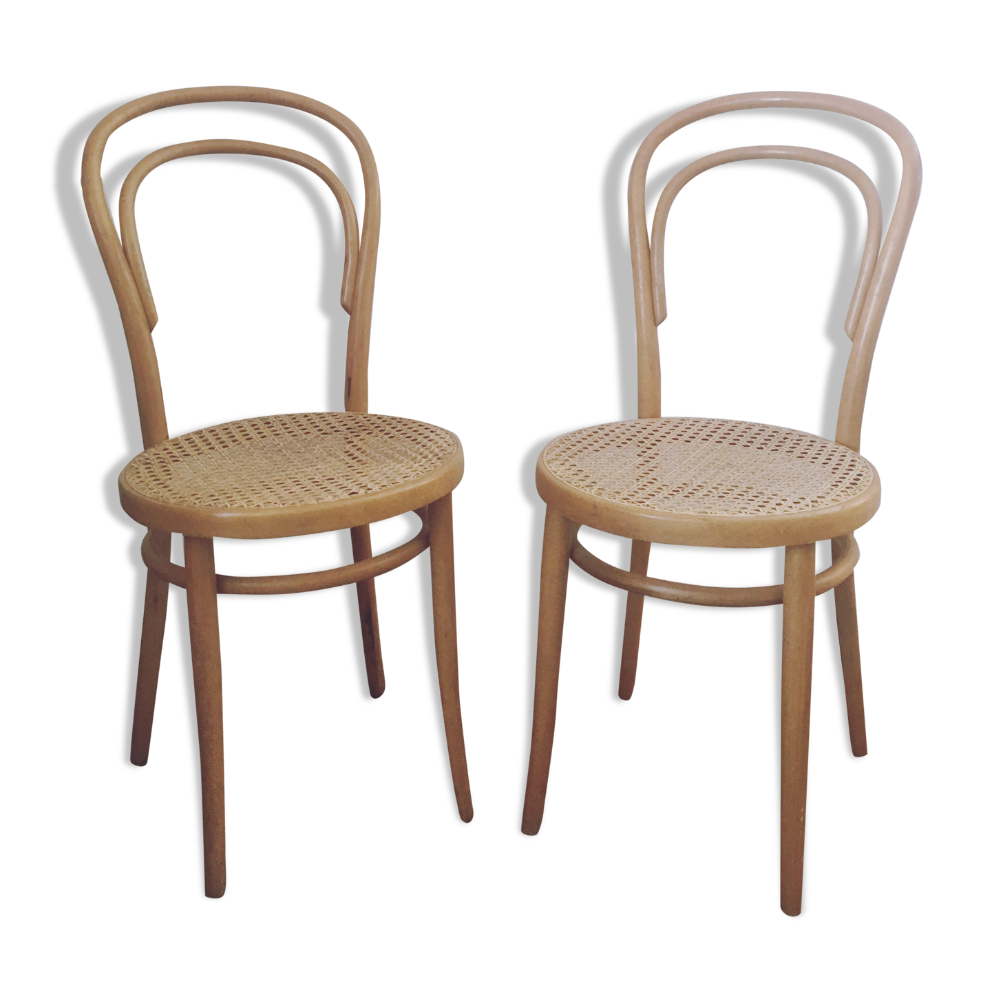 2 Thonet bistro chairs n°14 Radomsko