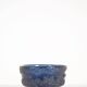 Swedish Cobolt bowl by Göte Augustsson for Ruda Glasbruk, 1960s