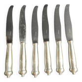 6 couteaux de table puiforcat richelieu argent