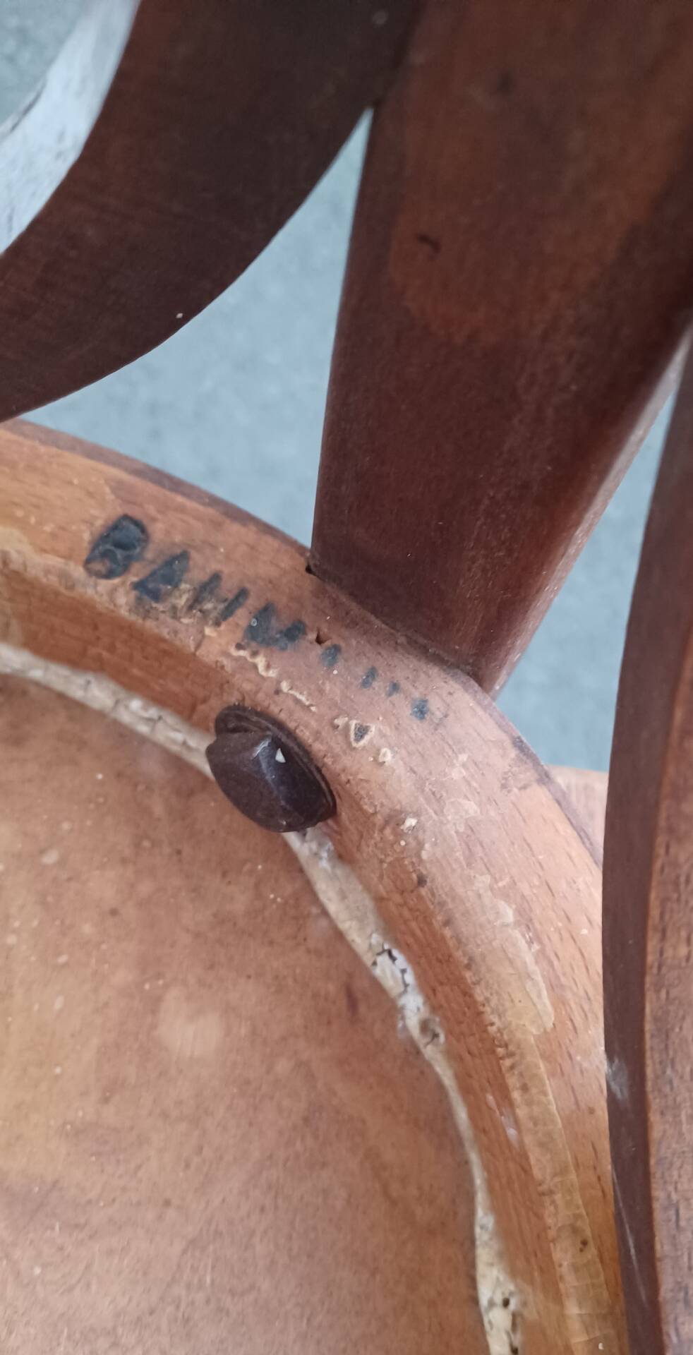 Pair of Baumann bistro chairs