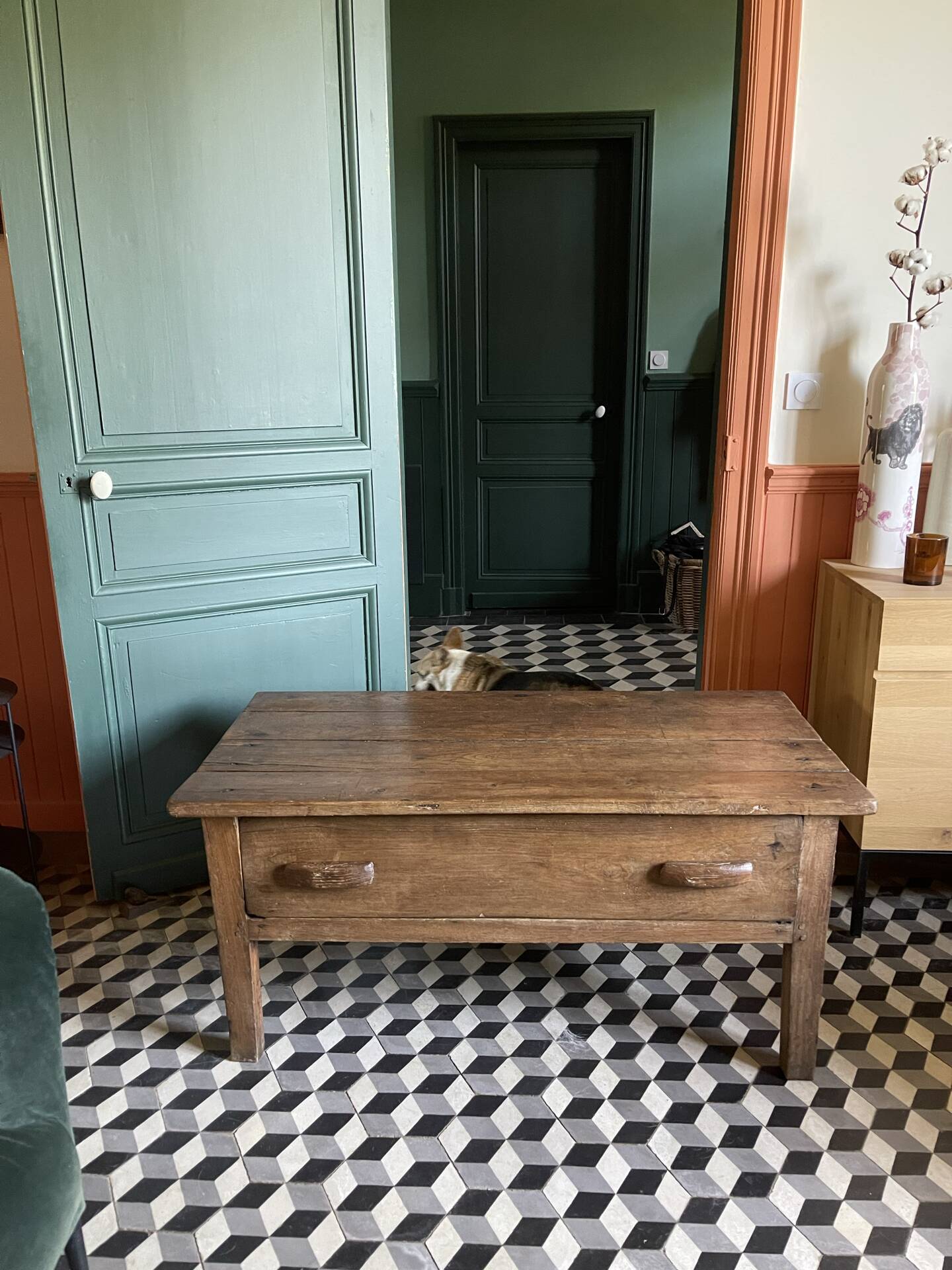 Old farmhouse coffee table