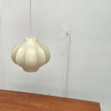 Modern mid-century Cocoon pendant lamp by Friedel Wauer for Goldkant Leuchten, 1960s.