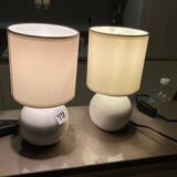 Pair of bedside lamps