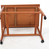 Tea cart with folding table top, Poul Jeppesen, Denmark, circa 1965