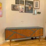 Restored vintage 60s low sideboard