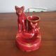 Bambi fawn cigarette holder ashtray in vintage Vallauris ceramic