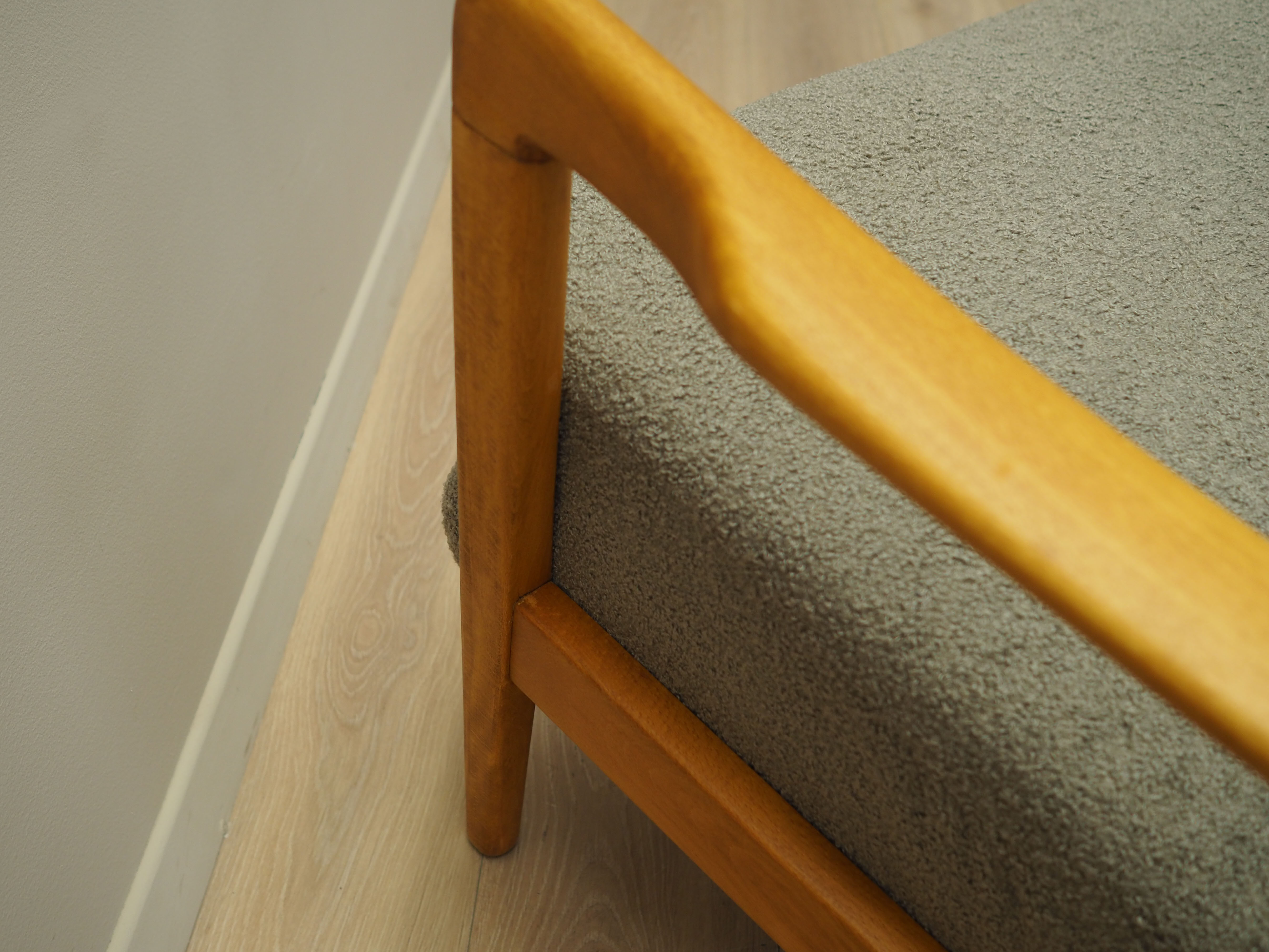 Beech sofa, Danish design, 1960s, designer: Soren Hansen, manufacturer: Fritz Hansen