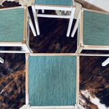 Series of 4 vintage chairs
