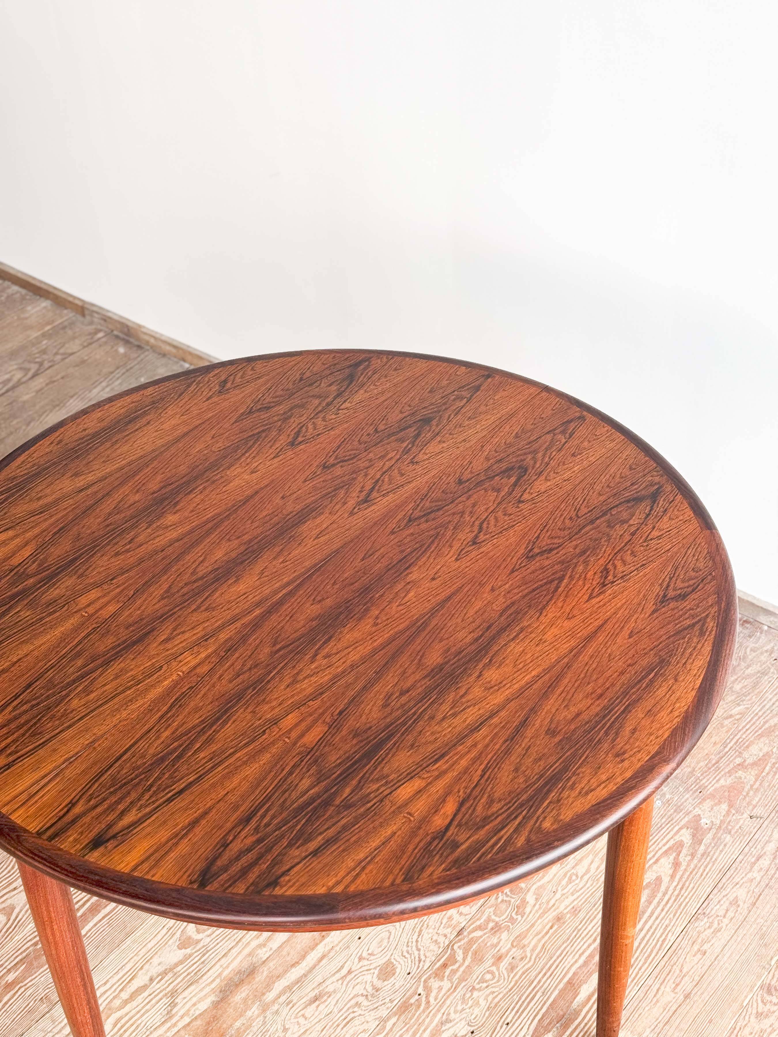 Table à manger danoise Mid-Century Modern en palissandre, Niels O. Møller