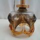 Suspended luminaire ceiling light glass has sets of coulure vintage 1970