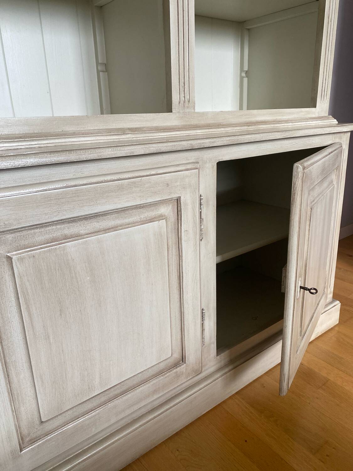 Bookcase, ecru wood, Basic Line brand by Luc Meganck