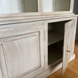 Bookcase, ecru wood, Basic Line brand by Luc Meganck