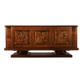 Art Deco French Oak Sideboard from Jacques Klein, 1925