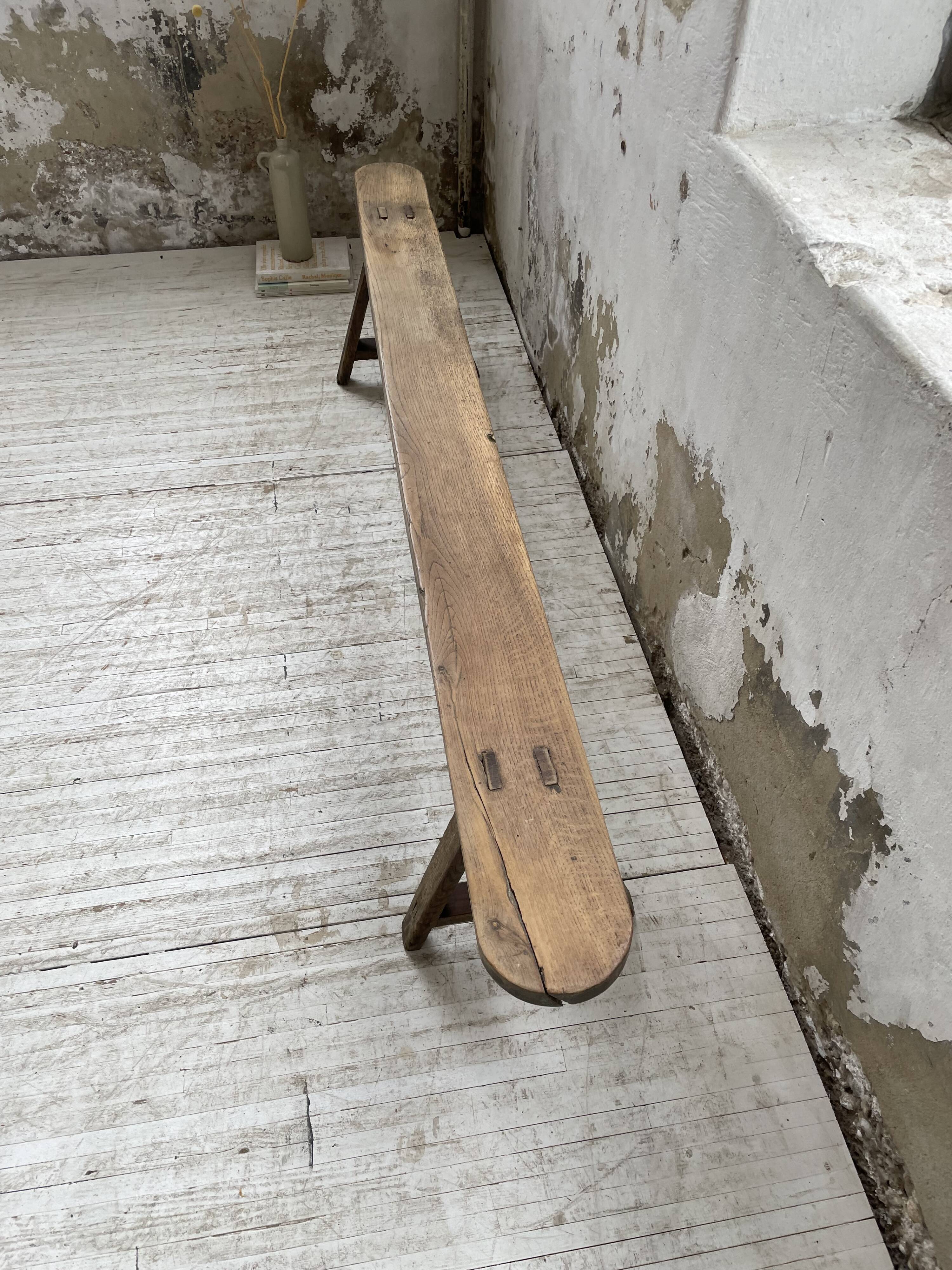 Oak farm bench 195 cm