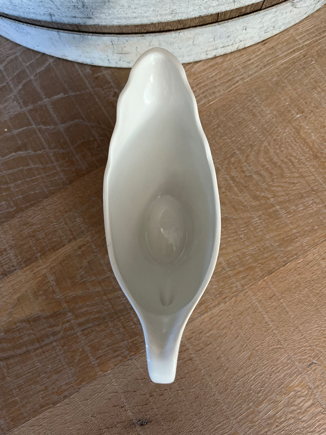 Saucière Haute porcelaine du Berry - creation L.Lourioux