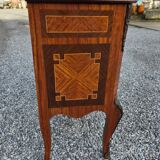 Commode transition in marquetry, Louis XV style, early 20th century.