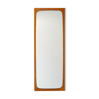 Mid Century Danish Mirror made of Teak, 1960, Denmark 42x116cm