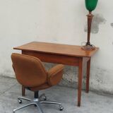 Farmhouse table desk in Solid Walnut -1m17