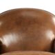 Vintage leather club armchair