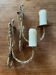 Pair of Empire style bronze wall lights