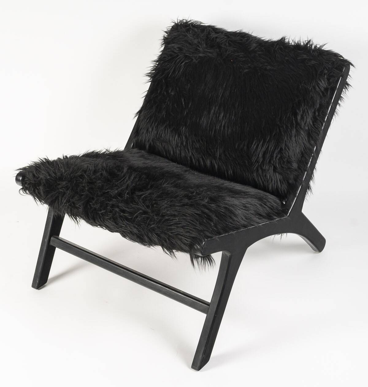 Pair of low chairs by olivier de schrijver