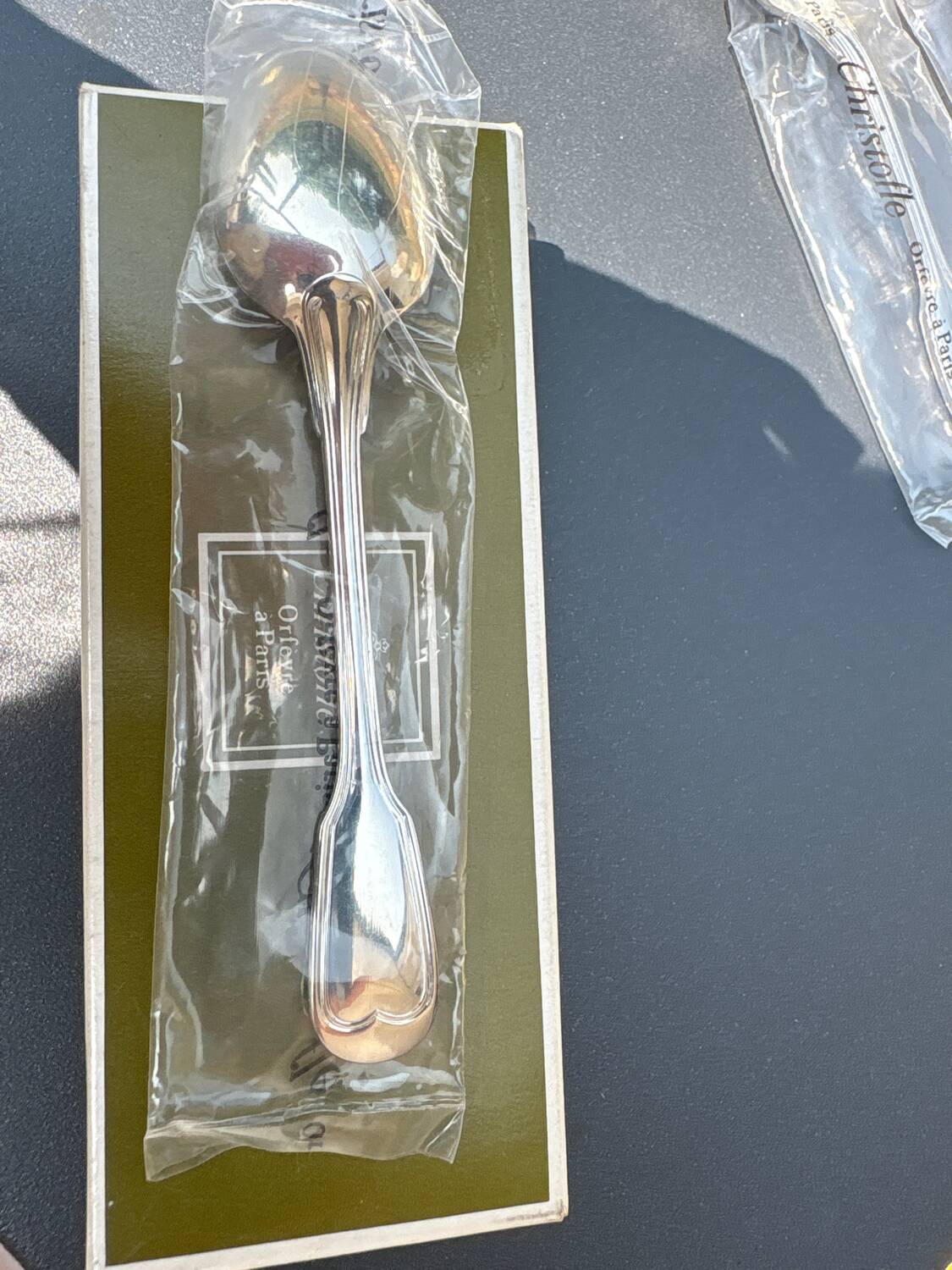 Christofle cake spoons