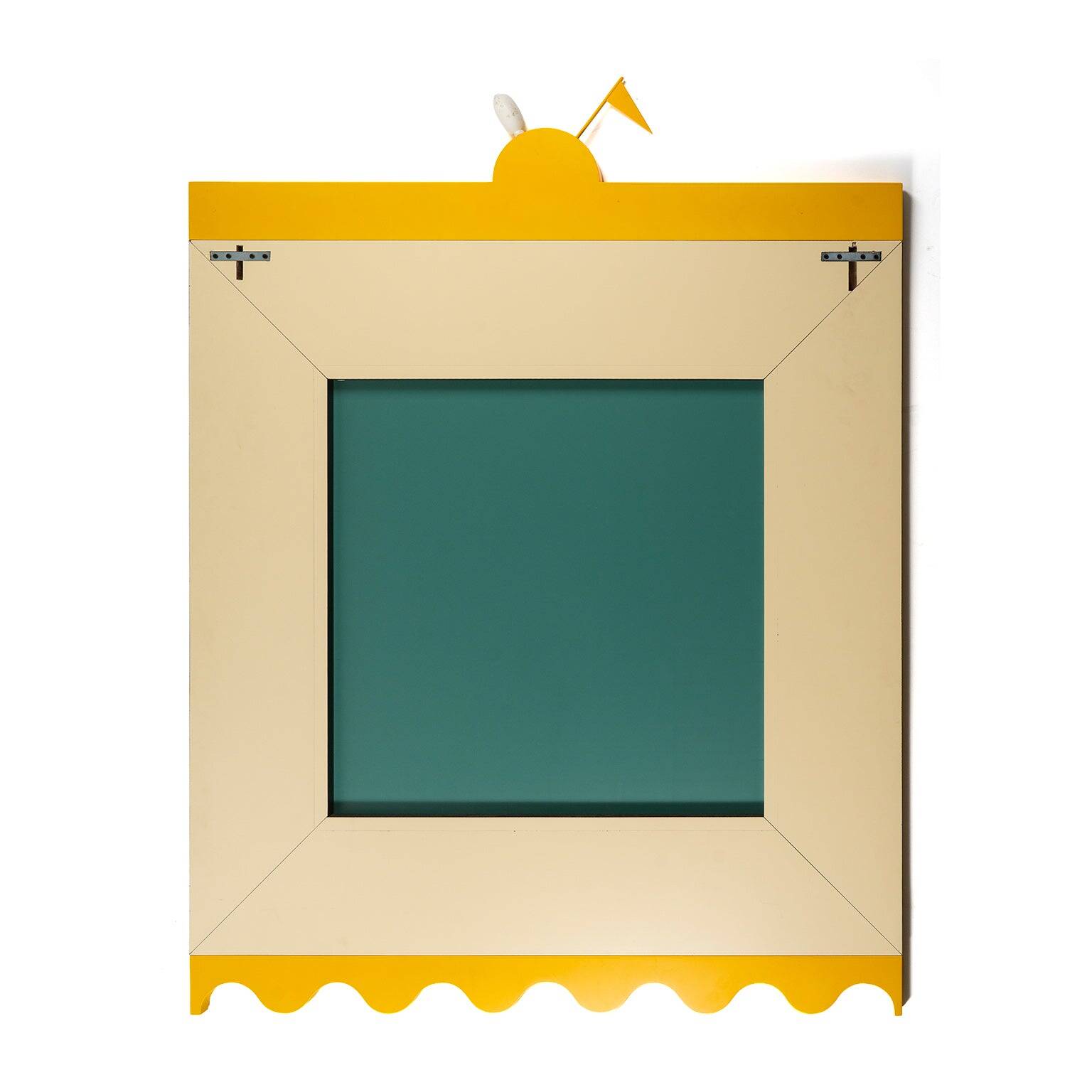 Wall mirror "Ollo" by Alessandro Mendini for Museo Alchimia, 1988