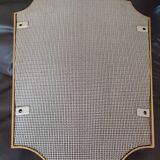Golden resin mirror in Baroque style from the 70s/80s