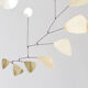 Modernista mobile brass 65 x 70 cm