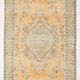 Mustard Yellow Decorative Classic Persian Vintage Rug, 180x299 Cm