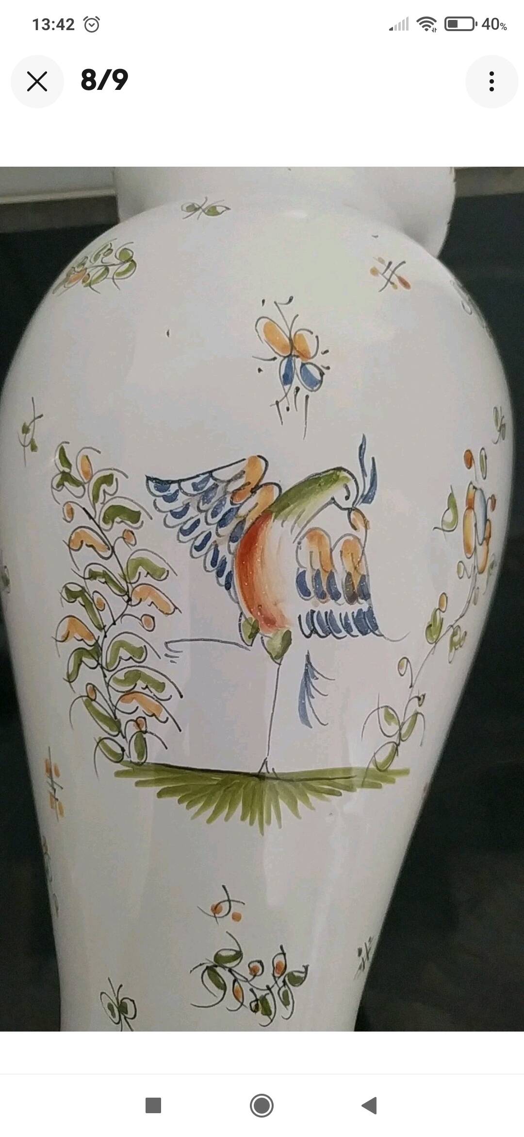 Moustiers vase 27cm