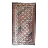 Large geometric kilim rug pure wool 160 x 290 cm