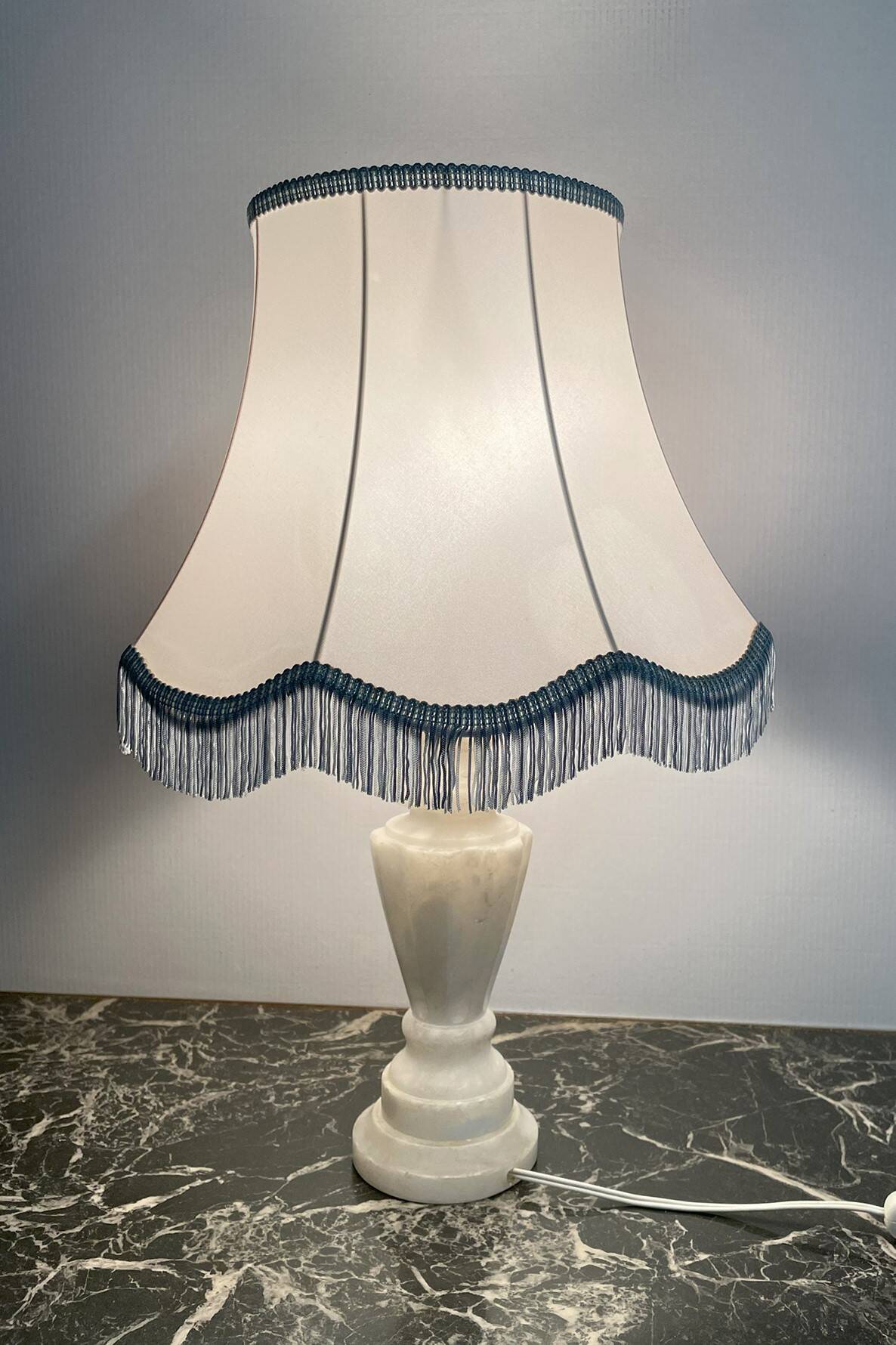 Lampe à poser salon/bureau/chambre en marbre