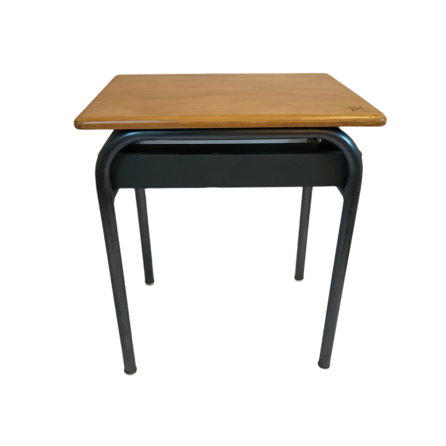 School desk and chair