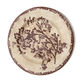 Antique French Terre de Fer Floral Compotier – c.1890–1910