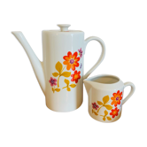 Teapot and milk pot