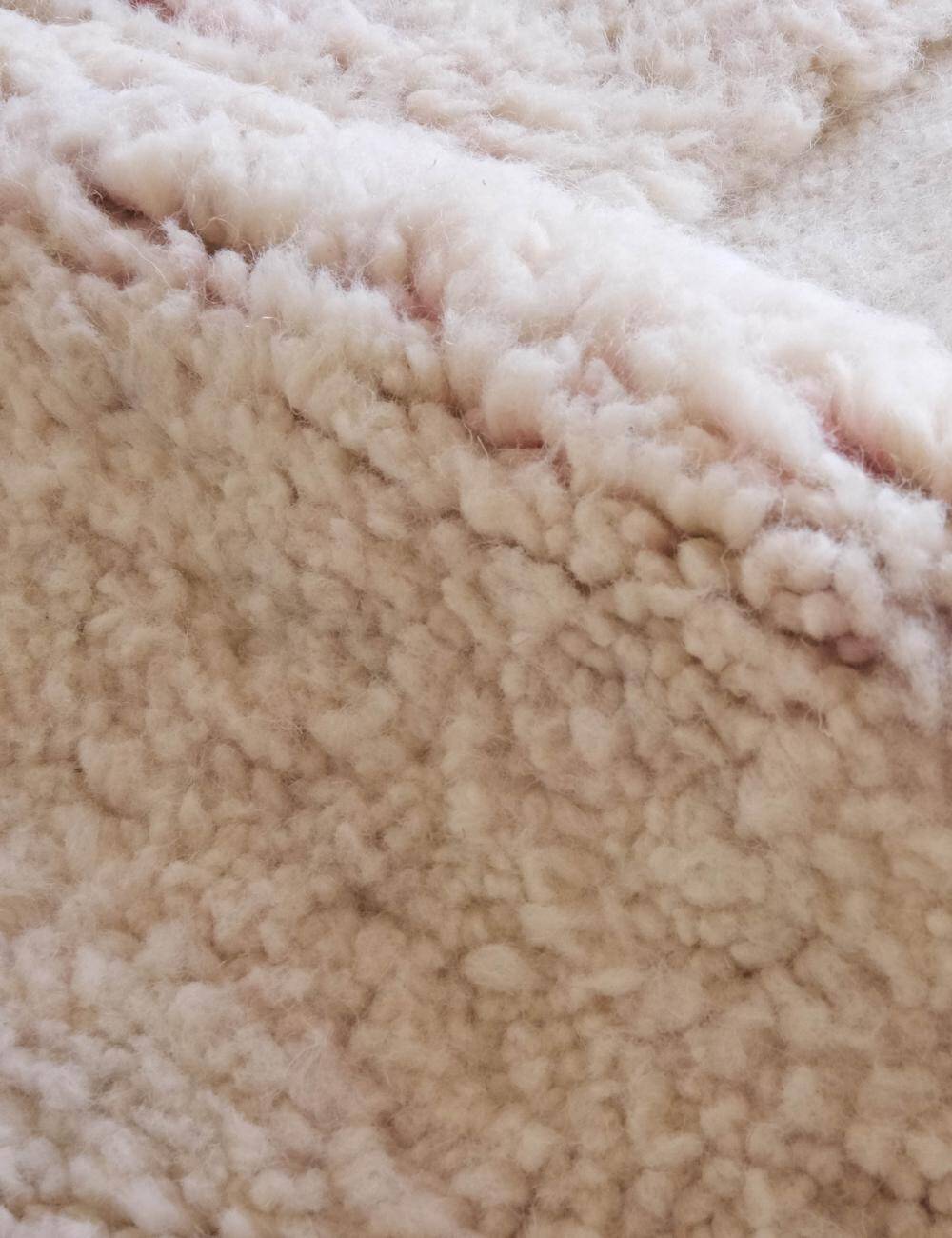Tapis Rose poudré - 356 x 245 cm