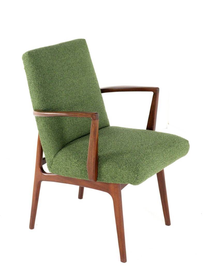 Fauteuil en teck du milieu du siècle 'Oosterhout'