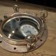 Bronze boat porthole mirror 1920 45x45cm