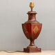 Pied de lampe en tôle peinte