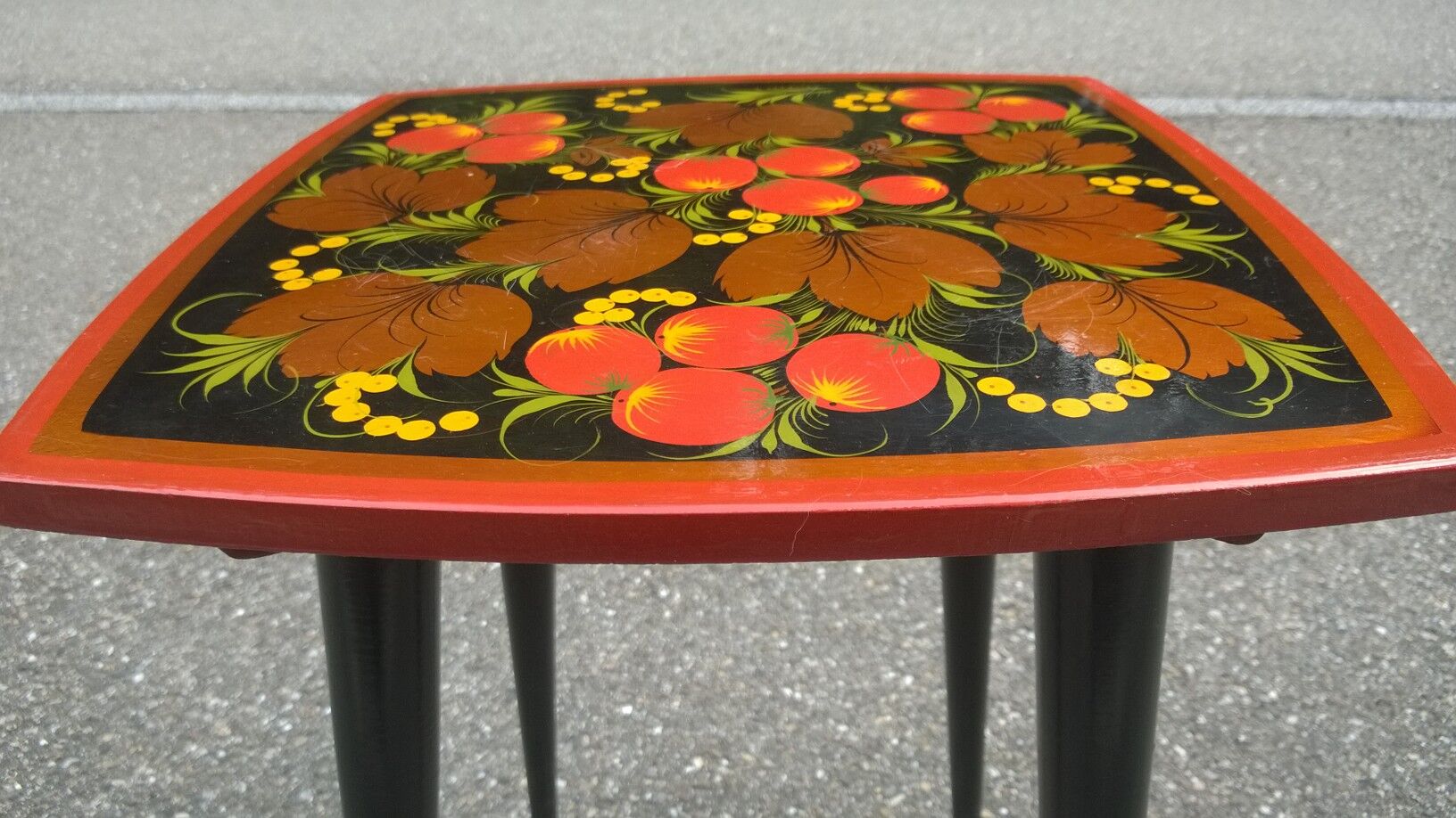 Small Russian harness Khokhloma 1980