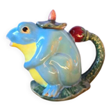 Athezza frog teapot in earthenware