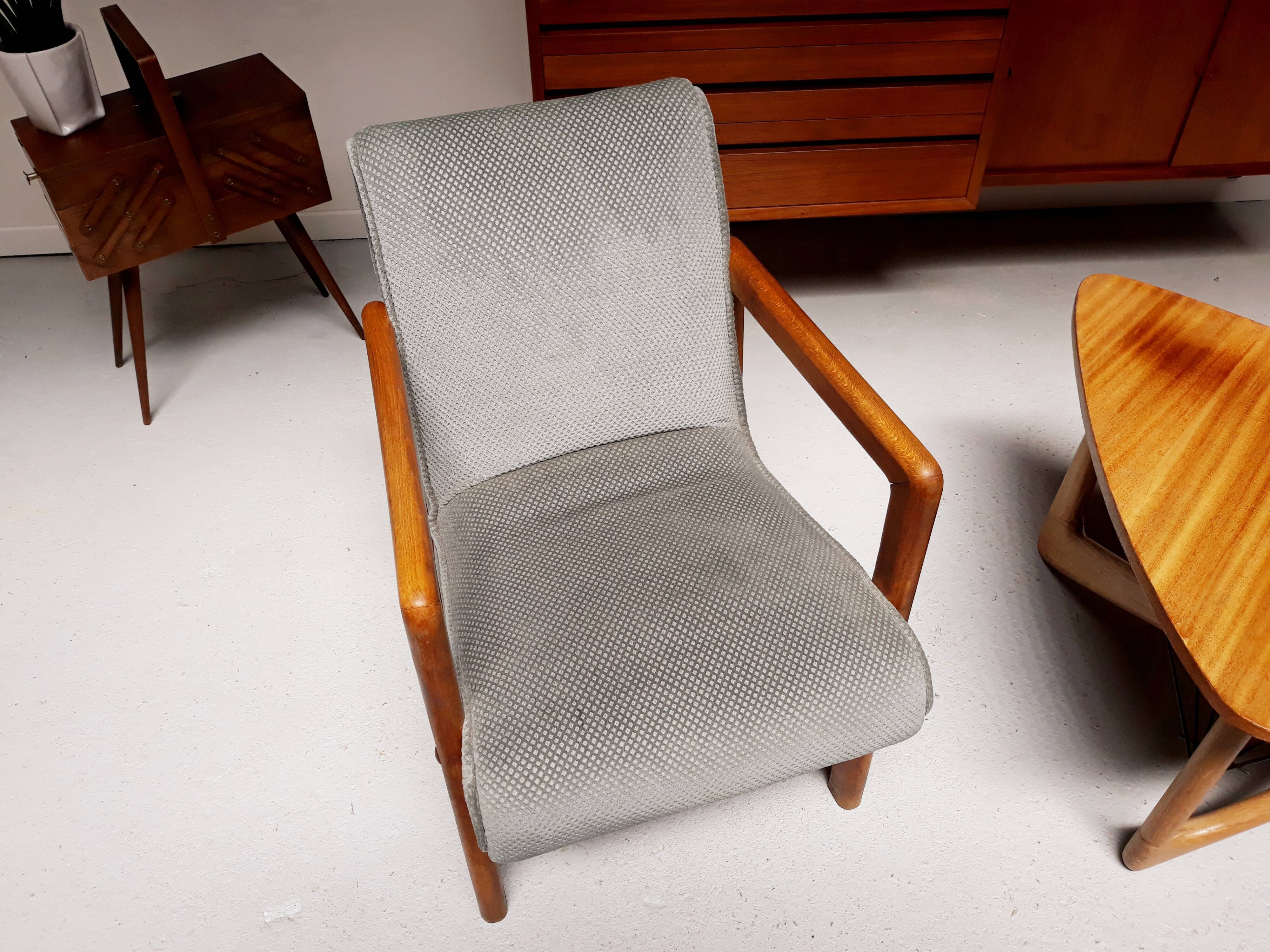 Scandinavian-style vintage chair sled