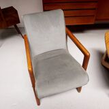 Scandinavian-style vintage chair sled