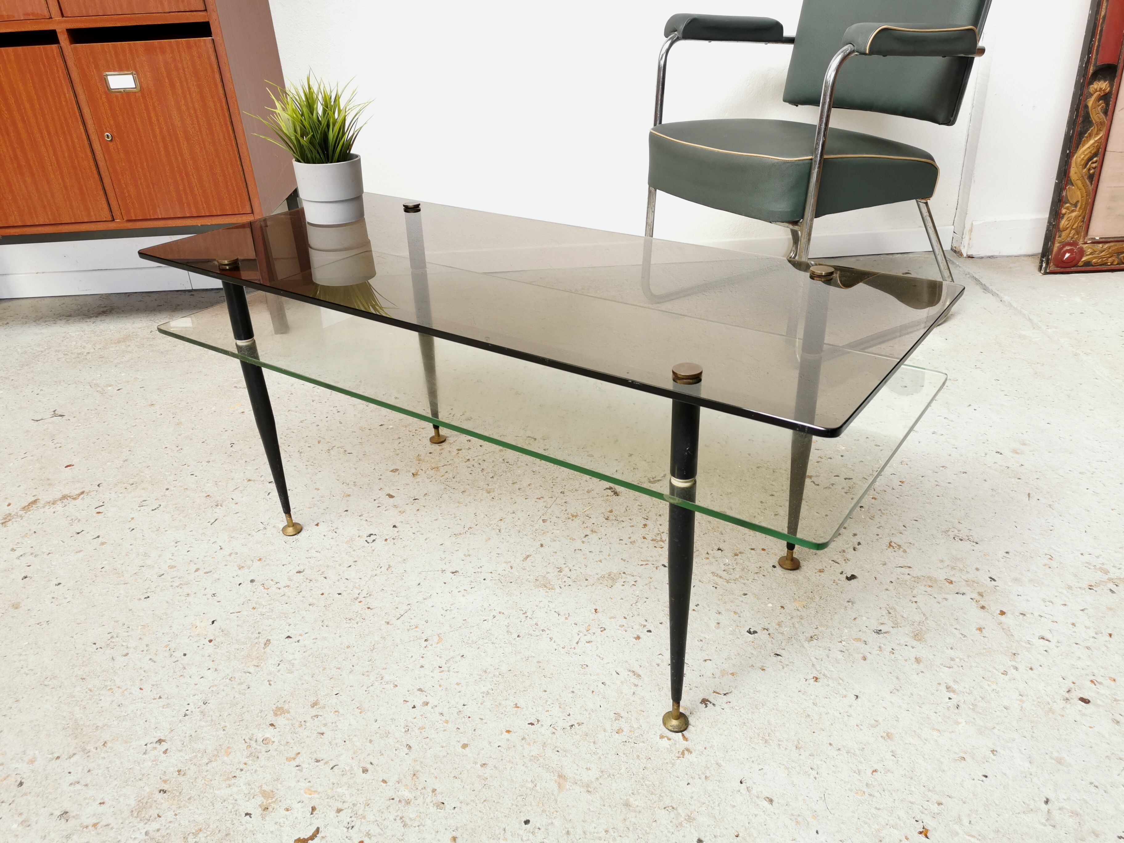 Vintage modernist coffee table 1950